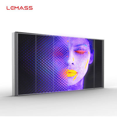 বাণিজ্যিক LED ডিসপ্লে স্বচ্ছ, SMD 3510 LED স্ক্রীন P3.9 উচ্চ স্বচ্ছতা