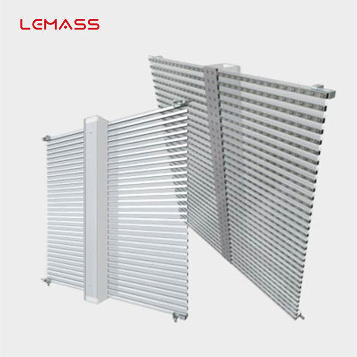 P31 স্টেজ স্বচ্ছ LED স্ক্রীন ডিসপ্লে 1000×1000mm অ্যালুমিনিয়াম ফ্রেমের সাথে