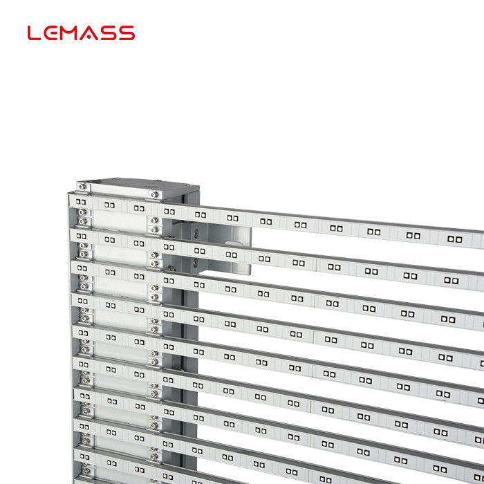 P8 বাণিজ্যিক স্বচ্ছ LED ডিসপ্লে1000*500mm LMS-মেশ কাস্টম চেহারা রং