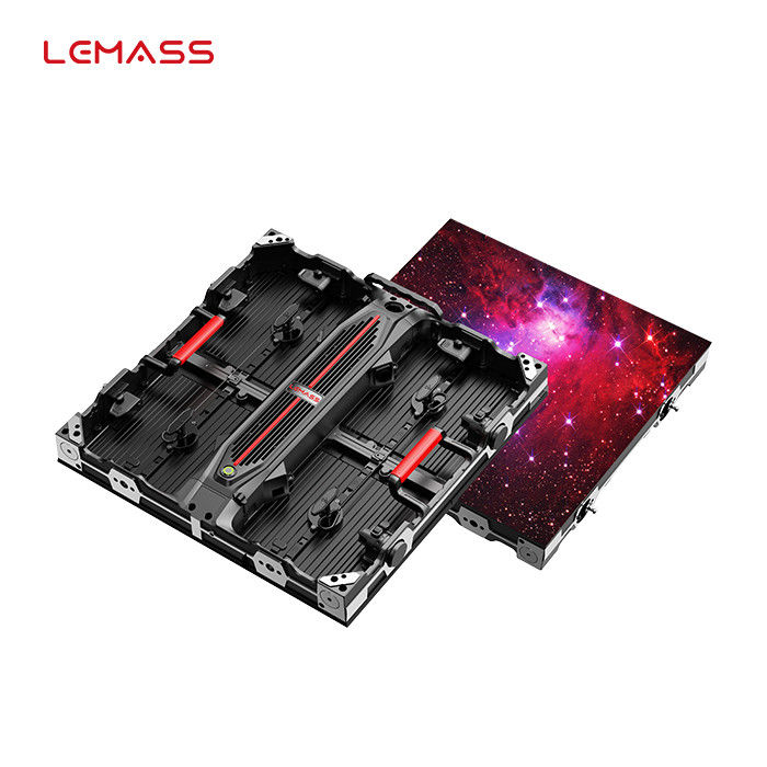 P4.8 LED ভাড়ার ক্যাবিনেট, আউটডোর স্টেজ LED স্ক্রীন জলরোধী 500×500mm