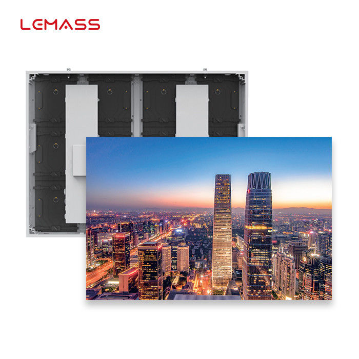 P5 90 ডিগ্রি আউটডোর ফিক্সড LED ডিসপ্লে সম্পূর্ণ রঙের LMS-NCV 6000cd/Sqm উচ্চ উজ্জ্বলতা